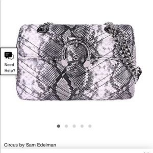 Sam Edelman snakeskin purse